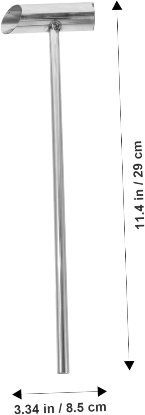 Alipis 2pcs Stainless Steel Marshmallow Scoopers for Sugar Professional Accessories for Cotton Candy Machine Small Diameter Easy to Clean Efficient Use