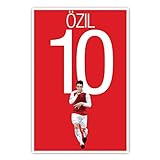 Ozil Poster - Arsenal Soccer Art