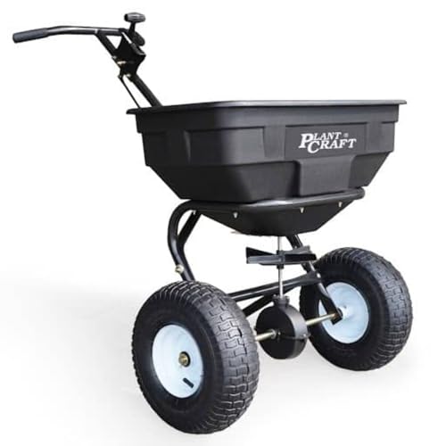 PlantCraft 56kg Walk-Behind Broadcast Spreader