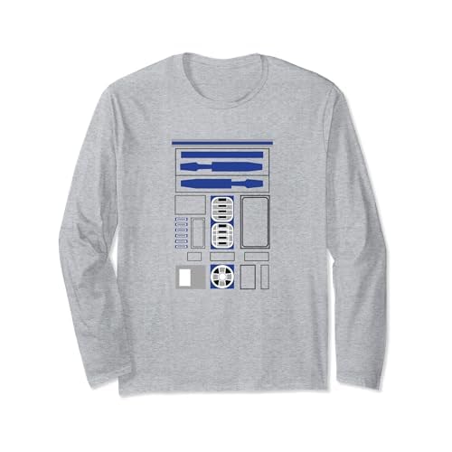 Star Wars R2D2 Uniform Costume Manga Larga