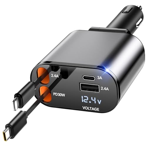 Retractable Car Charger Adapter