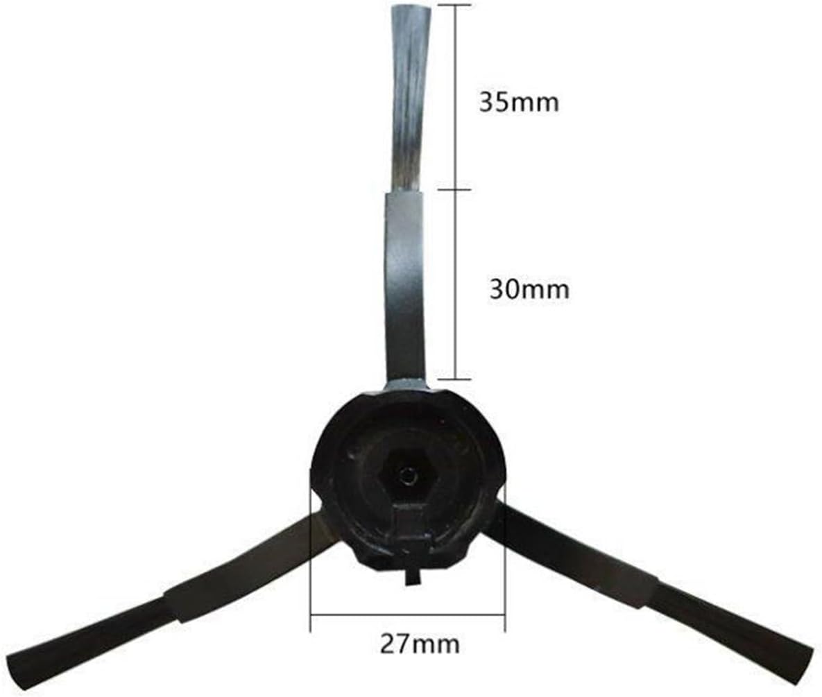 Parts 8pcs Side Brush, Compatible for Tapo RV30Max/RV20MaxPlus, Sweeping Robot Accessories