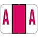 TAB COMPATIBLE TPAM-A 1838 Permanent Color Code Label, Alphabet, "A", 1 1/4" x 1", Red (Pack of 500)