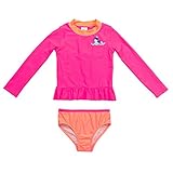 Carter's Baby Girls' Infant Long Sleeve Pocket Mermaid Rash Guard Set, Pink, 6-9 Months