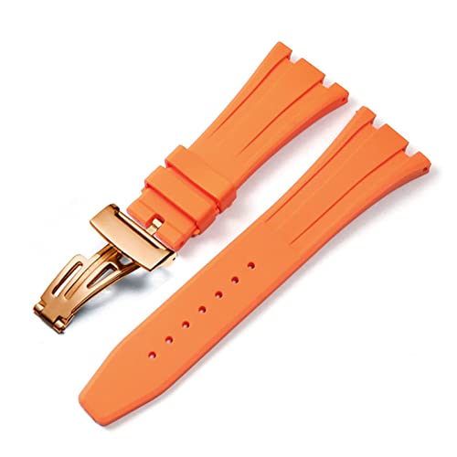 Bracelet silicone pour AP Royal Oak Offshore 15400 en 27mm et 28mm