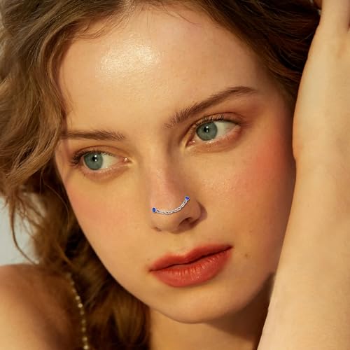ONESING 30pcs 20G Straight Nose Studs & Rings - Surgical Stainless Steel, Hypoallergenic Body Piercing Jewelry for Women & Men - Thumbnail 4