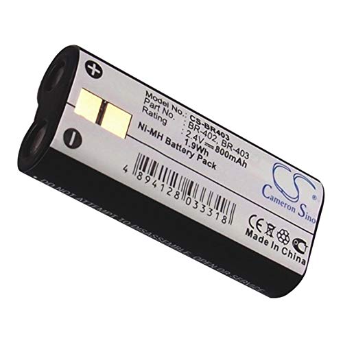 Ghpter Replacement Camera Batteries 800mAh/1.92Wh 2.4V Camera Battery For OLYMPUS BR-402 BR-403 DS-2300 DS-3300 DS-4000 (Color : Black, Size : 46.00 x 20.86 x 10.60mm)