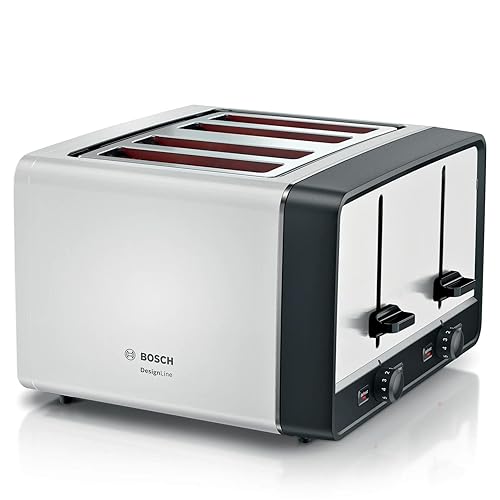 BOSCH TAT5P441GB 4 Slice Toaster in White