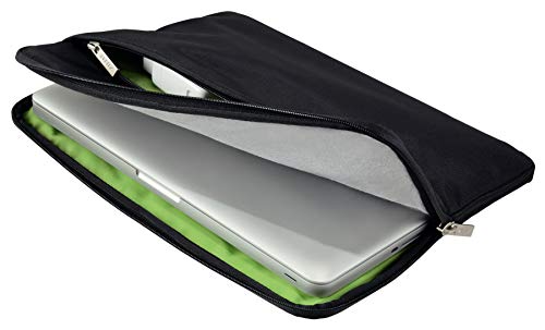 Pochette pour ordinateur portable 13.3 premium noire en polyester de haute qualité - 2