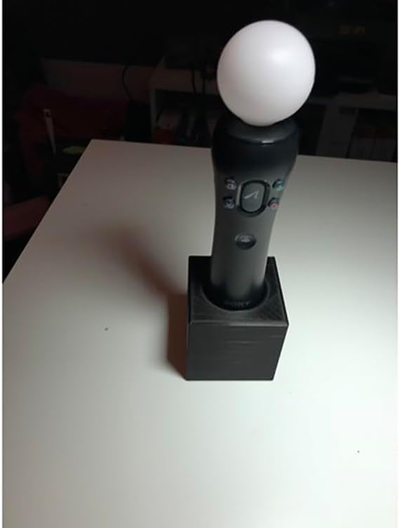 Move Controller Charging Dock for Sony PlayStation VR/PSVR/PlayStation 4/PS4, Charger Station PSVR1 Motion Controller Cradle, 3D-Printed Game Accessory (Gray)