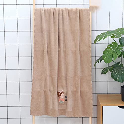 WDhomLT 2pcs Bad Handtuch Korallen Fleece Bad Handtuch Super Weich und Saugfähig Fleece Handtücher Extravagant und… – Bild 5