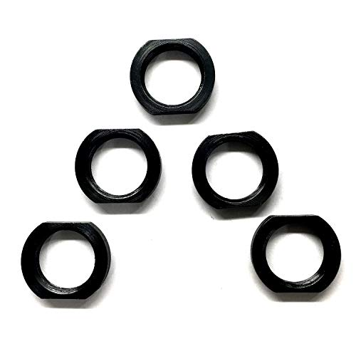 New Journey Essential Jam Nut 1/2X28,5/8X24 Steel Black 5 Pack thumb #2