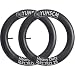 YunSCM 2PCS 45/57-305 Verdickter 16 Zoll Schlauch 16x1.75 16x1.95 16x2.10 16X2.125 16X2.25 AV32mm Ventil kompatibel Rennräder, Geländeräder, Elektroräder 16 Zoll Fahrradschlauch 16x1.75/1.95/2.10/2.25