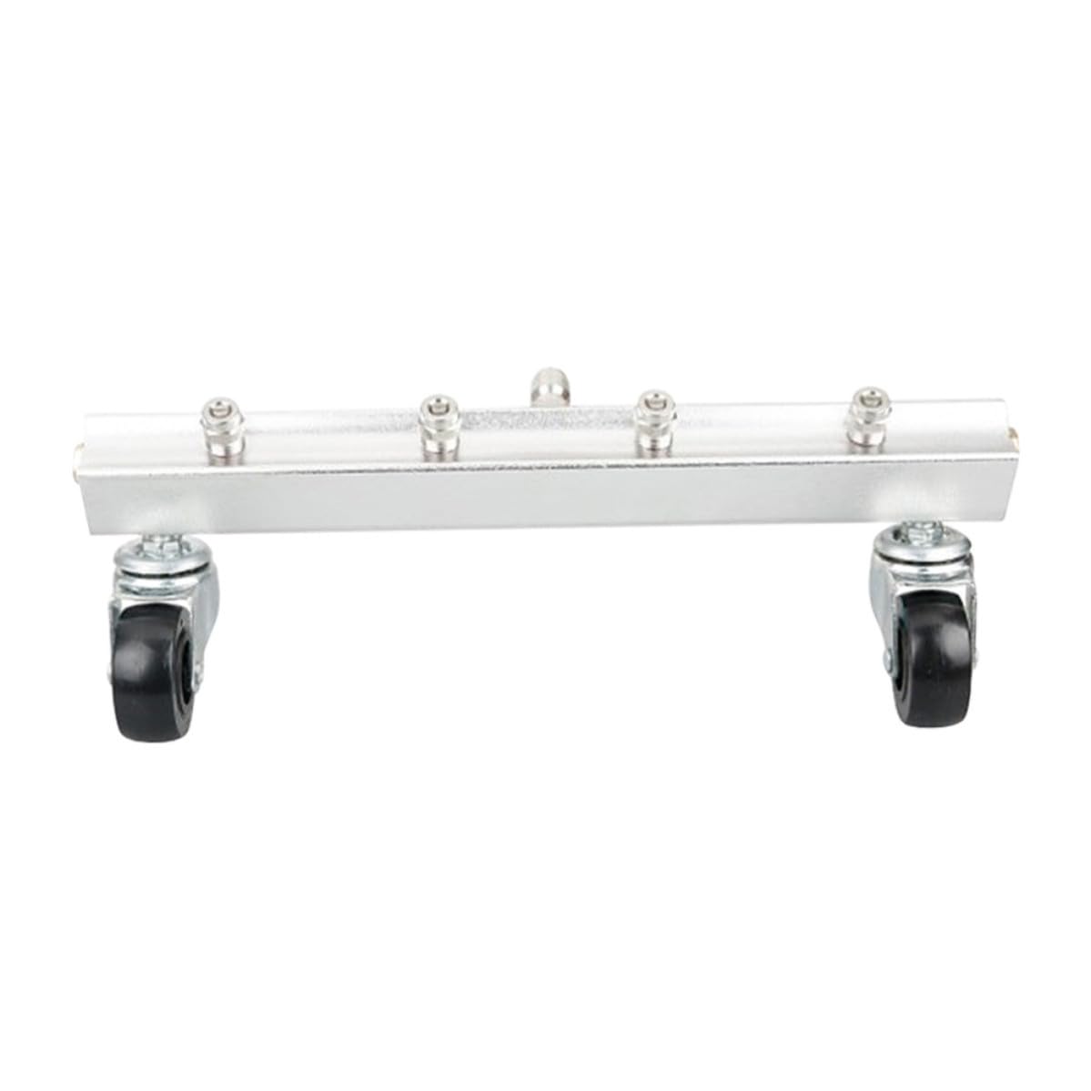 FOMIYES 2 Piezas Cepillo para Lavar el Chasis del Coche de Acero Inoxidable y Latón, Fácil de Limpiar y Evita Agacharse, Adecuado para Limpieza Hidrolimpiadora en Talleres