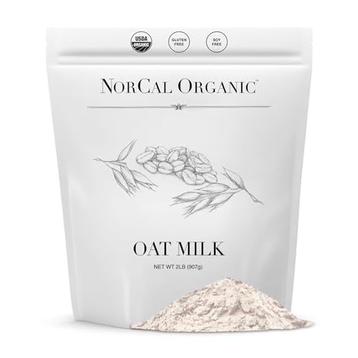NorCal Organic Oat Milk Powder - 2lbs Bulk | 100% Vegan, UNFLAVORED | Pure Organic Oats from Canadian Farms