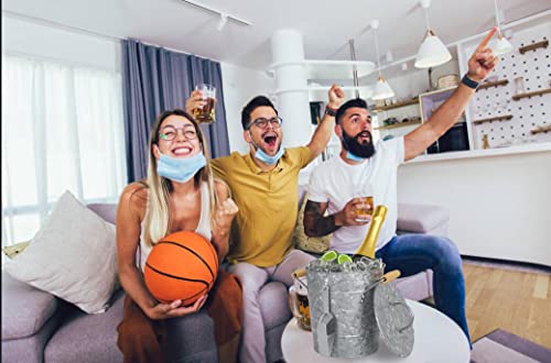 Lf Likefair Double Wall Ice Bucket With Lid And Spade,4.2Quart/4Liter Galvanized Ice Buckets For Beer,Ice,Wine,Champagne,Parties,Outdoor,Picnic,Bar (Silver) #TOP6