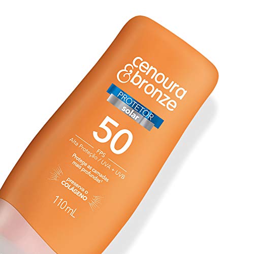 Protetor Solar Fps50 110Ml, Cenoura e Bronze