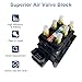 Air Suspension Valve Block Compatible with Je-ep Grand Cherokee 2011-2017 & Volkswagen Touareg & Audi Q7 & Porsche Cayenne Panamera 2011-2015, 68087233AA, 95835890300, 7P0698014