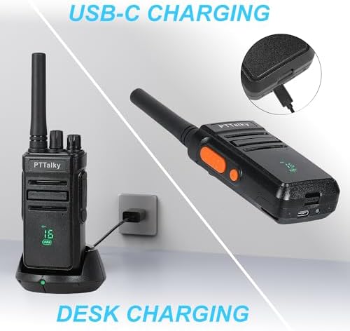 PTTalky Walkie Talkies Long Range Two Way radios FR1 Plus Walkie Talkies - 2