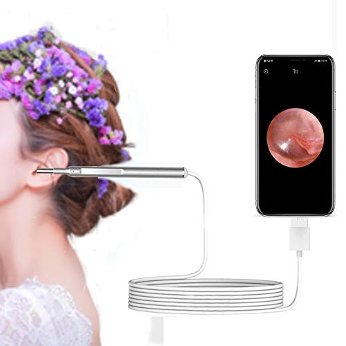 Otoscope Usb Ear Camera, Visual Ear Cleaner Ear Wax Removal 3.9Mm Hd Ear Scope Ear Endoscope With Earwax Removal Tools And 6 Led Lights For Android, Windows Pc & Mac #TOP1