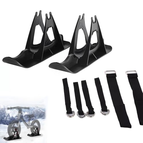 Snow Scooter,Bike Snow Skis Set - Fits All 12