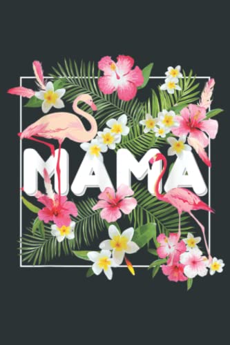 Floral Bird Lover Mama Mother s Day Pink Watercolor Flamingo Heart Journal Notebook 6x9 inch 100page
