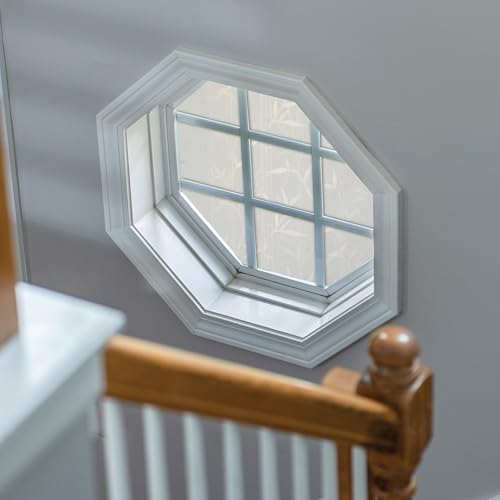 Vinilo para ventana octagonal blanco Autotech Park 20 in miniatura 4