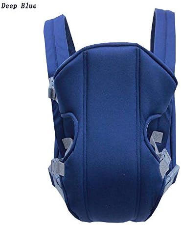 Meihuida Baby Carrier Backpack Sling Wrap with Detachable Child Carrier Hip Seat for 3-18 Months Infant (Deep Blue)