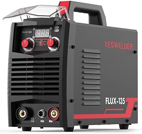 YESWELDER 135Amp MIG Welder,110V Flux Core Welder Flux MIG/Lift TIG/Stick 3-in-1 Welding Machine IGBT Inverter Welder