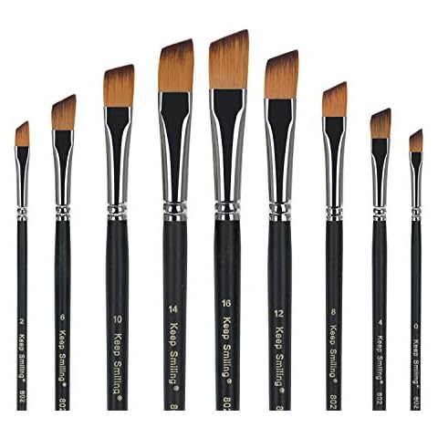 Pinsel Set Pinsel Acryl aus Premium Nylon Aquarell Pinsel Malerei Ölmalerei Perfekt für Anfänger Künstler und Kinder Gemälde Liebhaber Cover