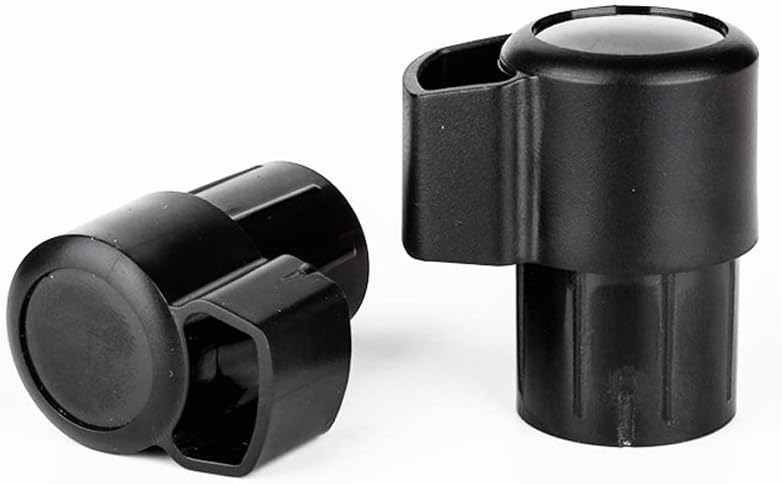 Miniatura 4 de Tapones de plástico para saxofón alto, 2 unidades, protectores de llave de cuello doblado, piezas de repuesto universales para saxofones soprano,