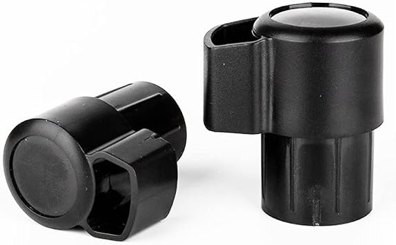 2 Pack Alto Saxophone End Cap Plug Plastic Sax Plugs Caps Cover Bent Neck Key Protector Replacement Parts Universal for Soprano Saxophones Musical Instrument Accessories