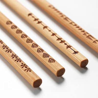IKEA Trebent Lot de 4 paires de baguettes en bambou