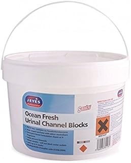 Jeyes 044103NB Sanilav Urinal Channel Blocks, Ocean Fresh, 3 kg (Pack of 150)