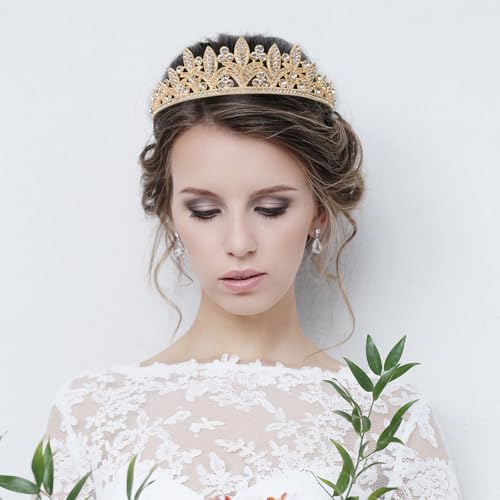 Tocado de novia resistente estilo barroco accesorio retro 6