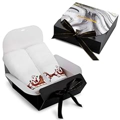 Christmas Embroidery Hand Towels 2 Pack