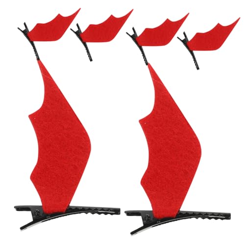 LIFKOME 3paires Pince à Cheveux De Halloween Forme De Chauve- Accessoires De Coiffure Pour Cosplay Et De Clips Et Réutilisables