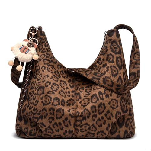 FYting Umhängetasche Damen,Crossbody Bag damen,Handtasche Mittelgroß(Braun)