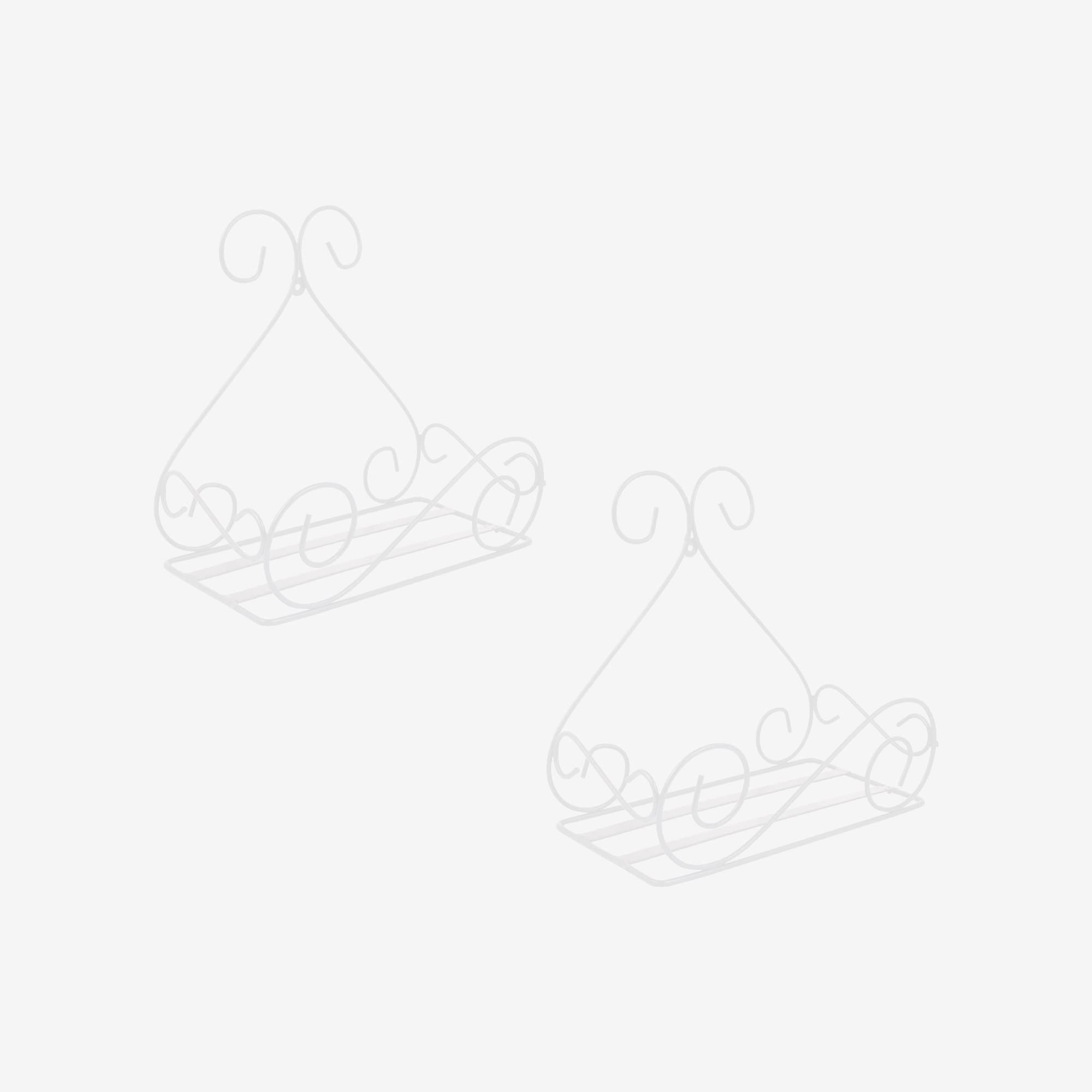 NAYRA Metal White New Flower Pot Plant Stand Flower Pot Stand / Wall Rack for Balcony Living Room Outdoor Indoor Plants Over The Balcony Grill Rack ( Black Set of 2) (B0BHXCTNT7) Amazon Price History, Amazon Price Tracker