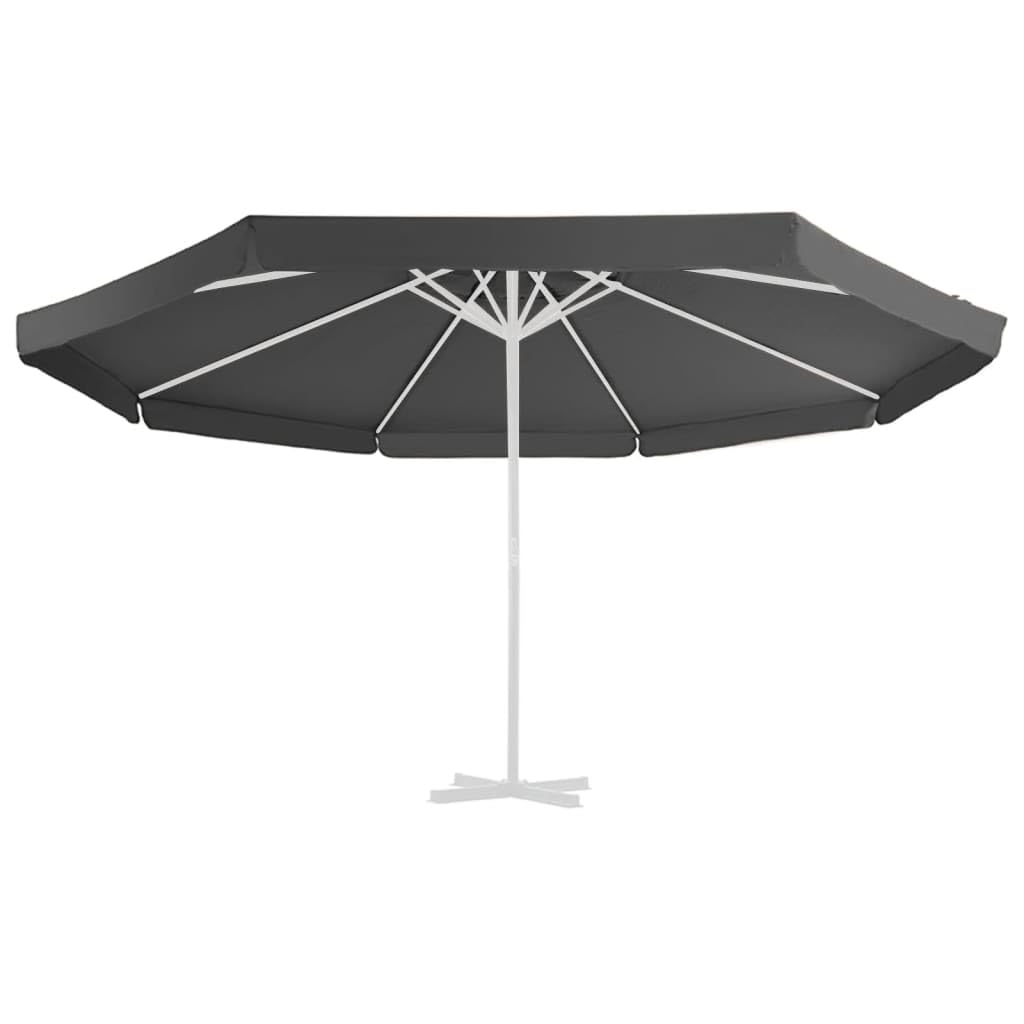 vidaXL Telo di Ricambio per Tenda da Sole Antracite 515 cm