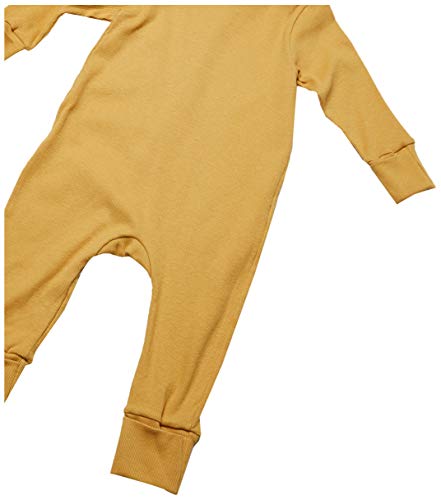 Macacão Longo Nature, Up Baby, Bebê-Unissex, Amarelo, 2 Anos