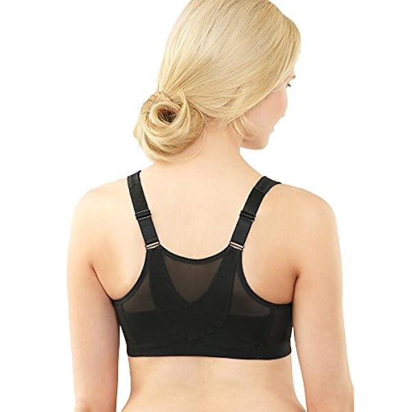 Glamorise Women's MagicLift Front Close Posture Back Support Bra #1265