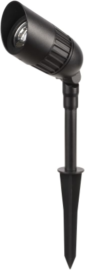 moonrays Fusion Products 113941 250 Lumens Black Metal & Plastic Glass Spotlight