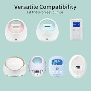 TOVVILD Breast Pump Accessories 8oz Milk Collection Cup, Compatible with Spectra S1/S2/S9, Not Original Spectra Part, Replacement 24mm Flange Milk Collector Cup Tubing Parts, 2 Pack