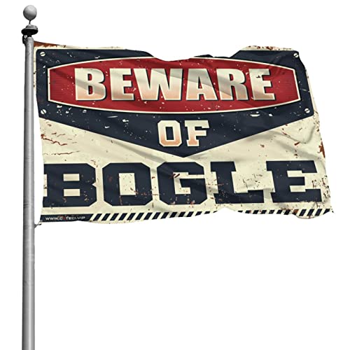 Drapeau Manny Beware Of Bogle COTECI 152x244 cm pour rénover la déco d'une chambre ado