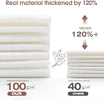 Disposable Face Towel Cloth Newest Thicker Large Size 10"X12" Towelettes Disposable for Washing Face Clean Skin Towels Facial Disposable Clean Towels