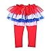 elamccor Baby Girls Tutu Leggings Infant Toddler Ankle Length Skirted Pants Footless Tights 0 Months-5T