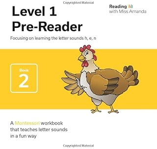 Reading with Miss Amanda Level 1: Pre-Reader: Focusing on learning the letter sounds h, e, n