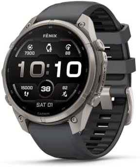 Garmin fēnix® 9 Pro, Titanium, 47mm, Graphite/Black