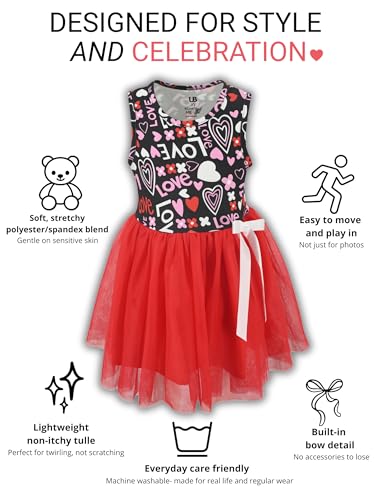 Image of Girls Sleeveless Tulle Toddler Tutu Dress for Girls